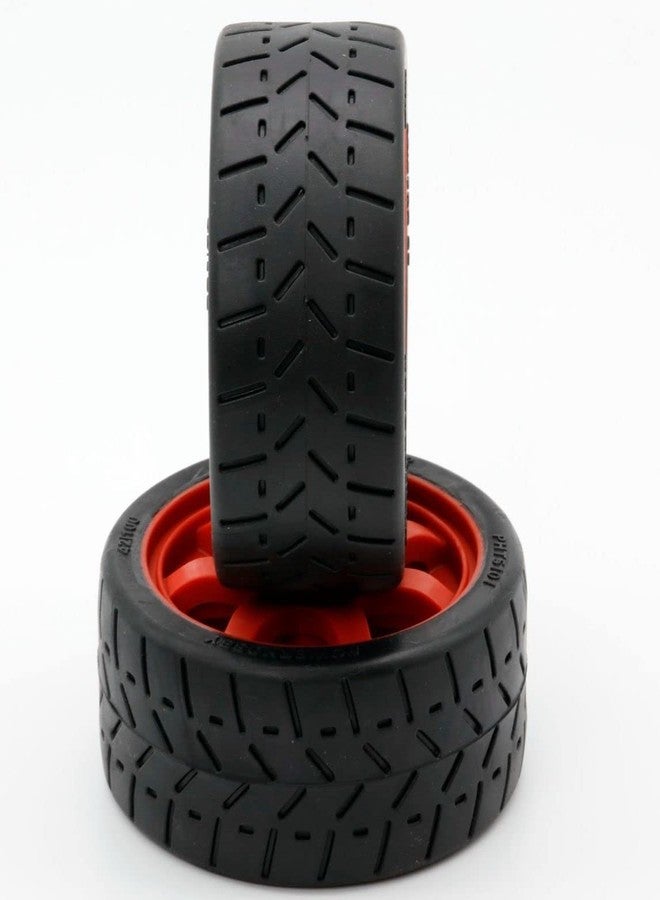 Power Hobbies 1/8 Gripper 42/100 Belted Mounted Front Tires/Wheels 17mm (2) Arrma Felony/Infraction/Limitless (Red) - Image 3
